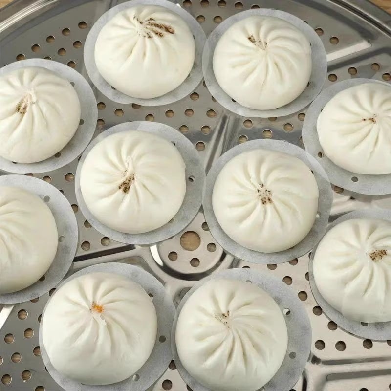 Hârtie pentru aburi, antiaderentă, circulară, de unică folosință, alimentară