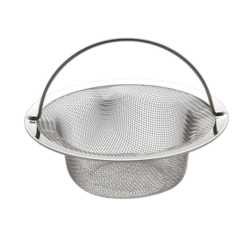 Filtru pentru chiuveta de bucătărie, din oțel inoxidabil, 14 cm, sită de drenaj