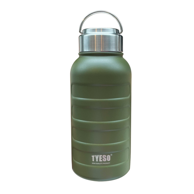 Termos din oțel inoxidabil, 1000 ml, portabil, design minimalist, unisex