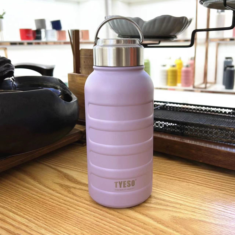 Termos din oțel inoxidabil, 1000 ml, portabil, design minimalist, unisex