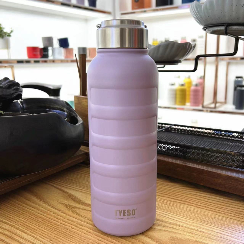 Termos din oțel inoxidabil, 1000 ml, portabil, design minimalist, unisex