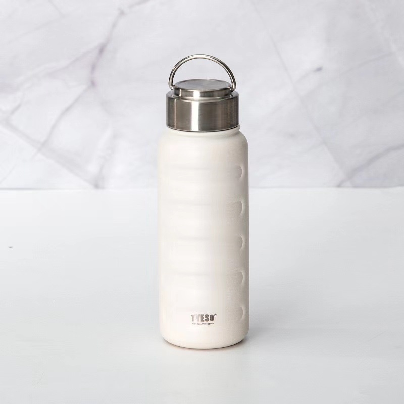 Termos din oțel inoxidabil, 1000 ml, portabil, design minimalist, unisex