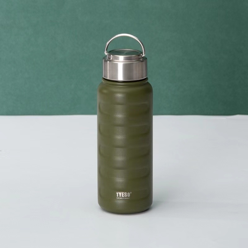 Termos din oțel inoxidabil, 1000 ml, portabil, design minimalist, unisex