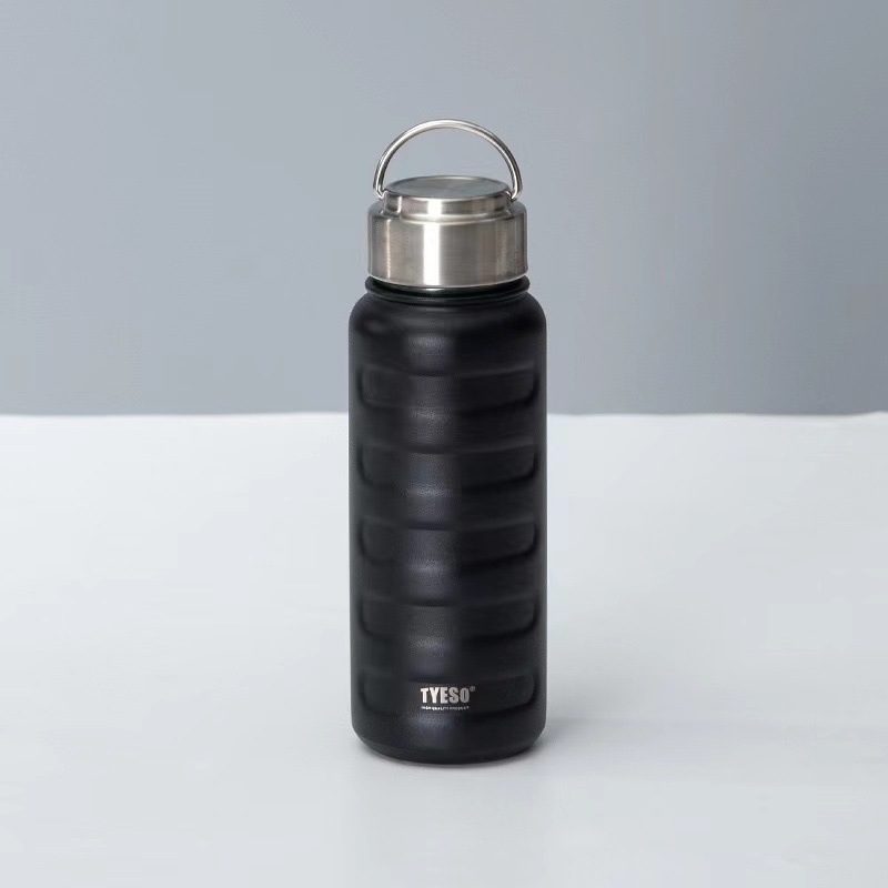 Termos din oțel inoxidabil, 1000 ml, portabil, design minimalist, unisex