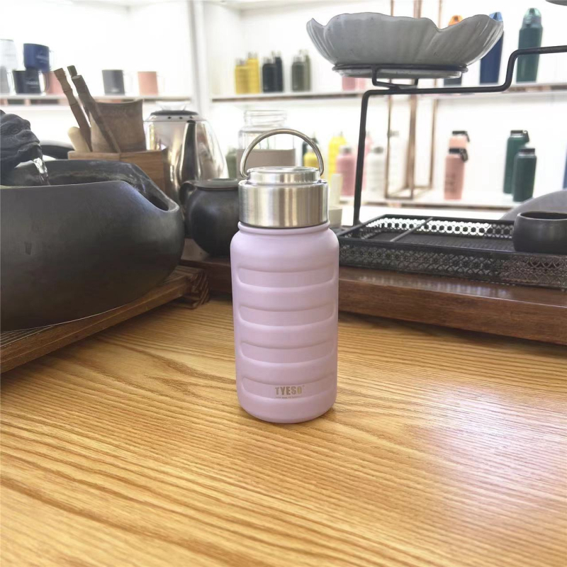 Termos din oțel inoxidabil, 1000 ml, portabil, design minimalist, unisex