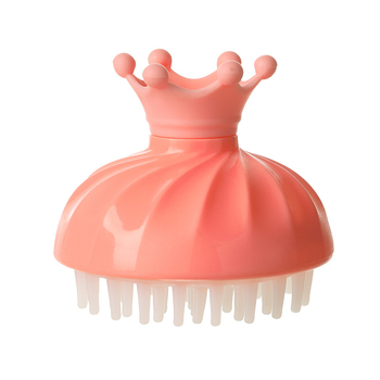 Perie Crown din silicon pentru baie, cu peri moi, perie de spălat bebeluți, minge de baie, masaj pentru nou-născuți și curățare