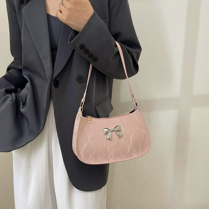 Ženska crossbody torba za proljeće 2026. - minimalistička mala kvadratna PU torba