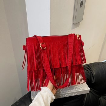 Boemska torba s resama, crossbody torba za žene, mala torbica za telefon, etno retro stil