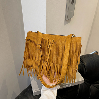 Boemska torba s resama, crossbody torba za žene, mala torbica za telefon, etno retro stil