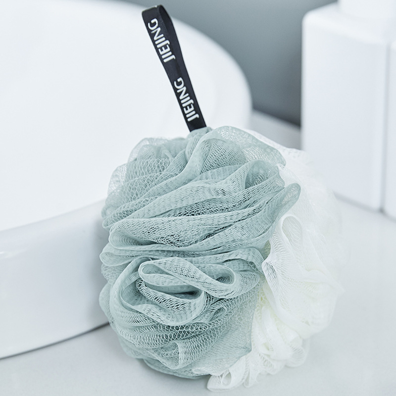 Minge de baie cu două nuanțe, în formă de floare – pentru adulți, stil coreean