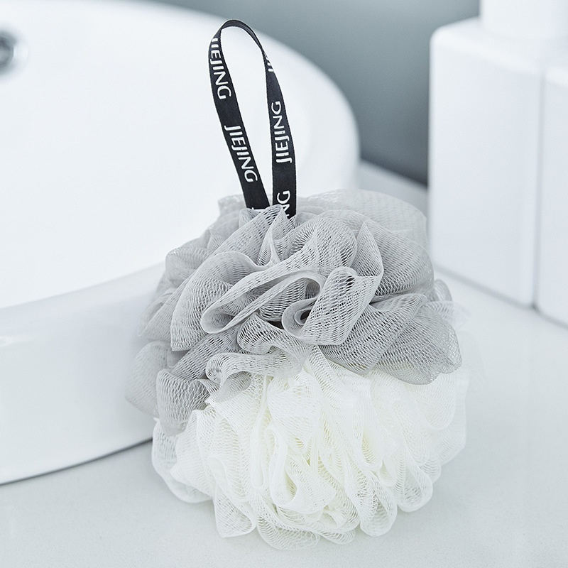 Minge de baie cu două nuanțe, în formă de floare – pentru adulți, stil coreean