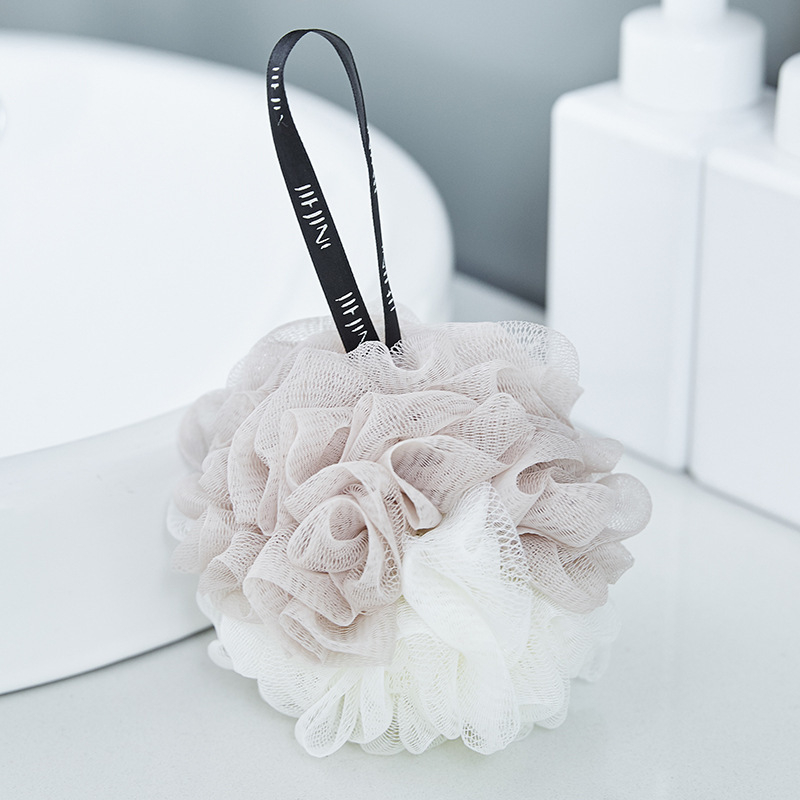 Minge de baie cu două nuanțe, în formă de floare – pentru adulți, stil coreean
