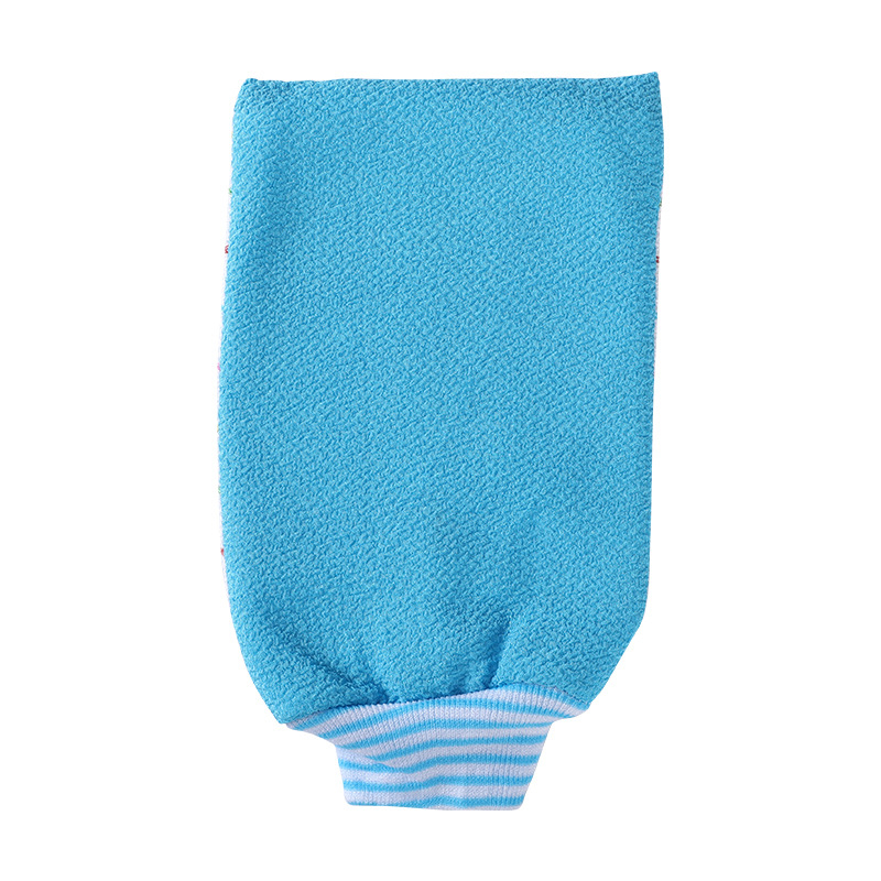 Prosop de baie gros, dual-use, textură exfoliantă cu nămol, față dublă, mănușă pentru spate și prosop exfoliant pentru spate