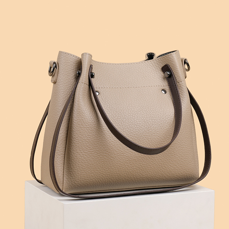 Ženska torba tipa kanta s širokim remenom, velika kapaciteta, crossbody i ručna – 2025 novi model