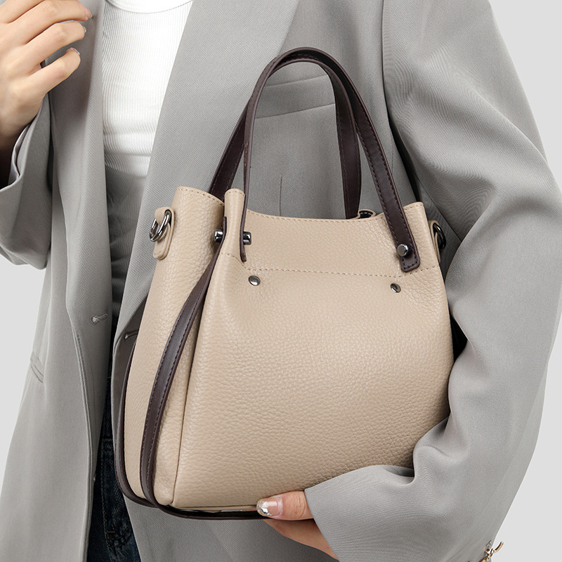 Ženska torba tipa kanta s širokim remenom, velika kapaciteta, crossbody i ručna – 2025 novi model