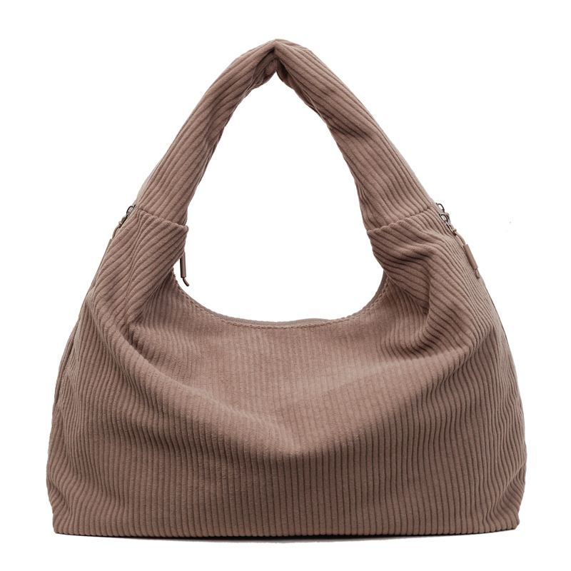 Ženska torba preko ramena velikog kapaciteta, minimalistički dizajn 2026, dumpling stil, casual torba
