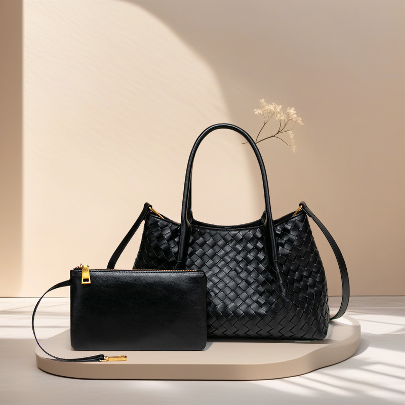 Nova nišna ženska torba, ručno pletena, vintage casual stil, svestrana torba za majku i kćer, s crossbody remenom