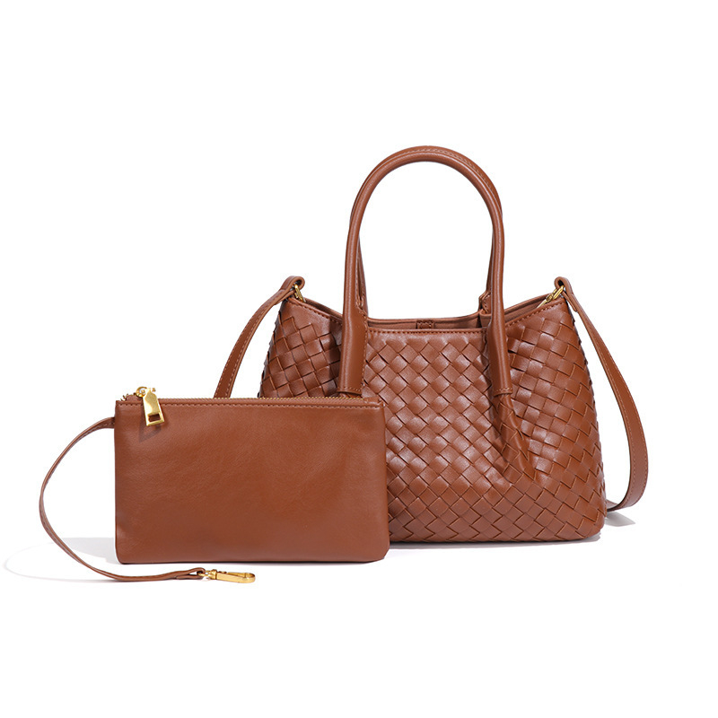 Nova nišna ženska torba, ručno pletena, vintage casual stil, svestrana torba za majku i kćer, s crossbody remenom