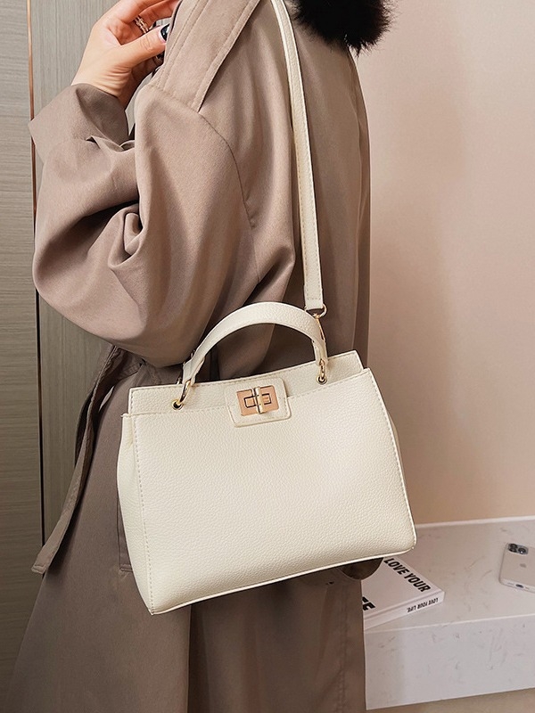 Ženska torbica s retro šarmom, crossbody torba, elegantan minimalistički dizajn i velika zapremina - novi model 2024