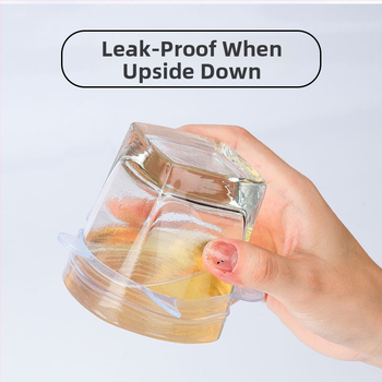 Set de 6 capace din silicon anti-miros pentru păstrarea prospețimii, pentru boluri rotunde transparente cu zâmbet