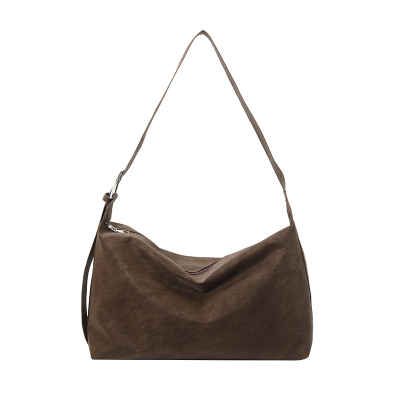 Ženska tote torba velikog kapaciteta s naramenicom, casual stil, 2025 jesen/zima, vintage inspiracija
