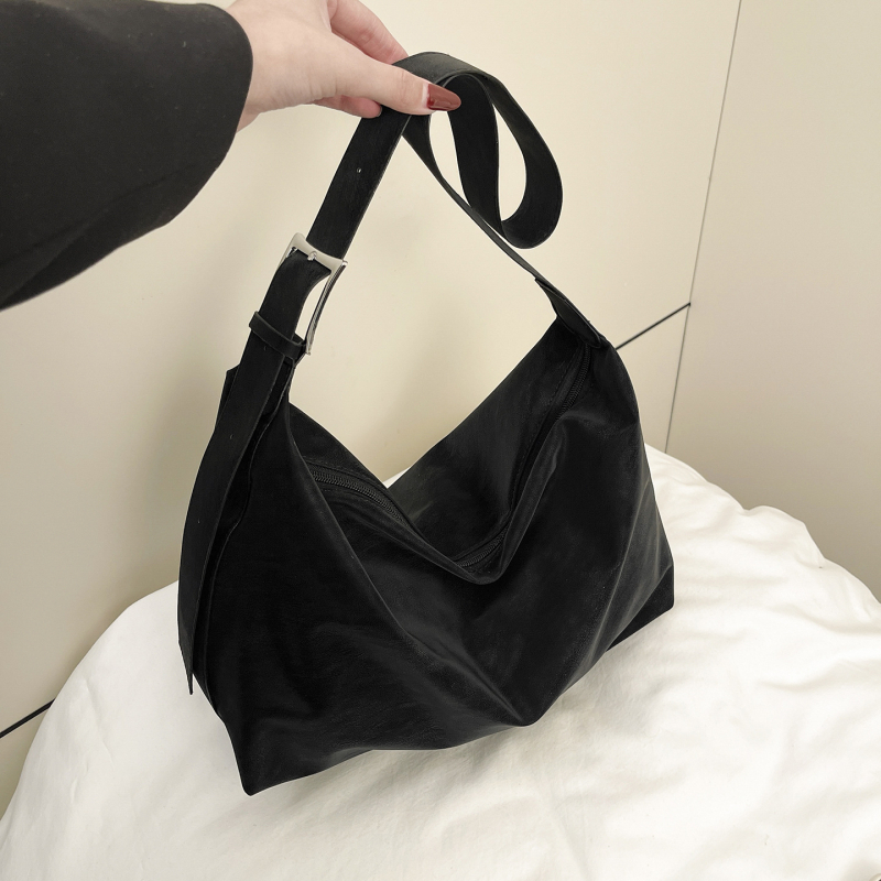 Ženska tote torba velikog kapaciteta s naramenicom, casual stil, 2025 jesen/zima, vintage inspiracija
