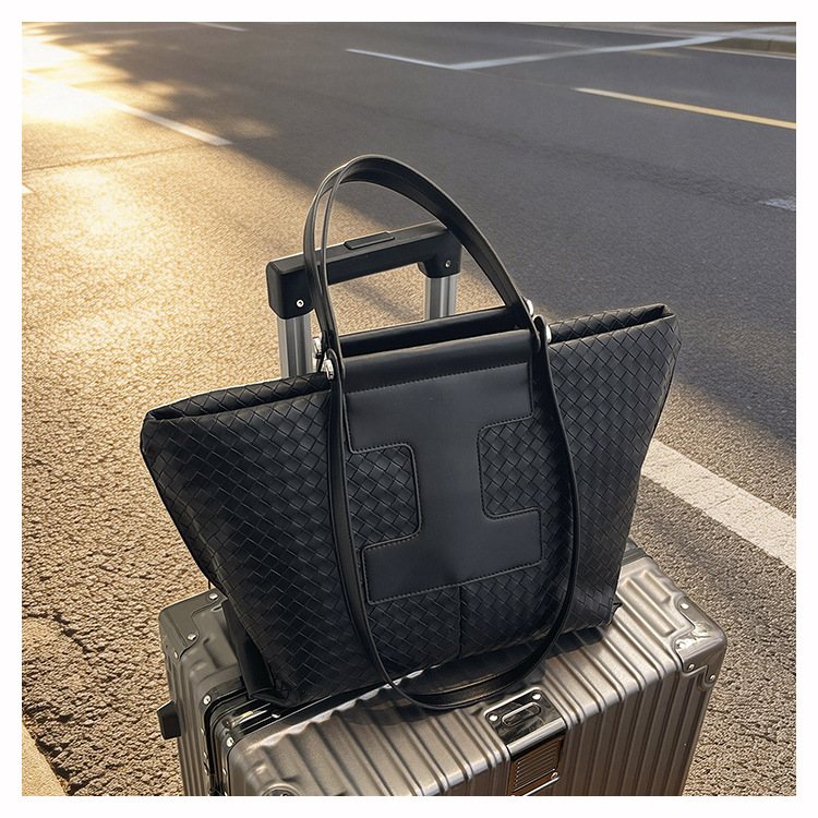 2026 velika kapaciteta tote torba s originalnim dizajnom, tkani stil za nastavu i putovanje, ženska torba ispod pazuha, retro torba za rameno