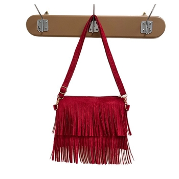 Ženska crossbody torba s resicama, PU koža, 2026 vintage moda, casual gradski stil