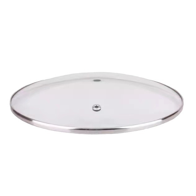 Capac din sticlă temperată cu mâner din plastic pentru tigaie, wok și oală