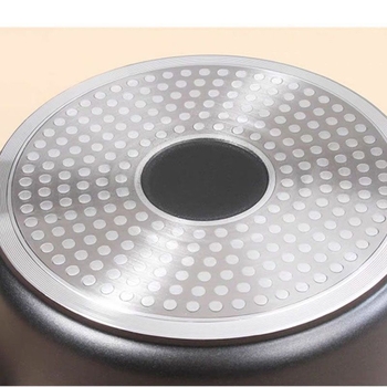 Oală specială pentru pot de pui, antiaderentă, din aliaj de aluminiu, oală pentru supă și tocană, compatibilă cu plite cu inducție și gaz, 2.1–3 L, pentru tăiței de orez și pot picant