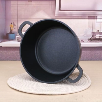 Oală specială pentru pot de pui, antiaderentă, din aliaj de aluminiu, oală pentru supă și tocană, compatibilă cu plite cu inducție și gaz, 2.1–3 L, pentru tăiței de orez și pot picant