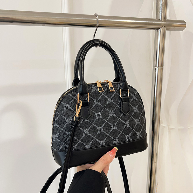 Ženska torbica u obliku školjke, vintage francuski stil, 2025 novi model, hongkonški stil, elegantna crossbody torbica