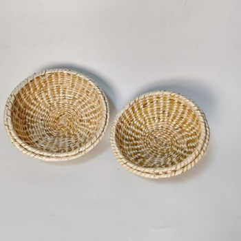 Cap de abur din pai natural, țesut manual, fără picuri