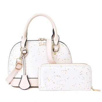Dvodijelni set torbi u obliku školjke, korejskog stila sa šljokicama, ženska torba za rame/crossbody