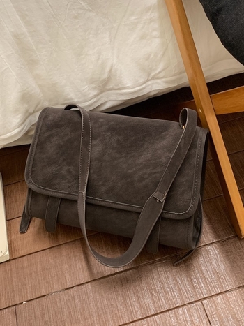 Ženska torbica preko ramena od matirane kože, velika zapremina, retro casual stil, crossbody