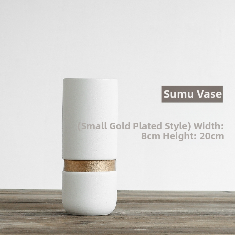 Vază ceramică cu glazură în model de fulg de zăpadă, sfoară din cânepă, decor nordic minimalist pentru flori uscate