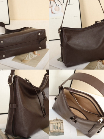 Ženska torba od prave kože, gornji sloj biljno obrađene kravlje kože, tote torba velike kapacitete, za rame ili crossbody, minimalistički stil