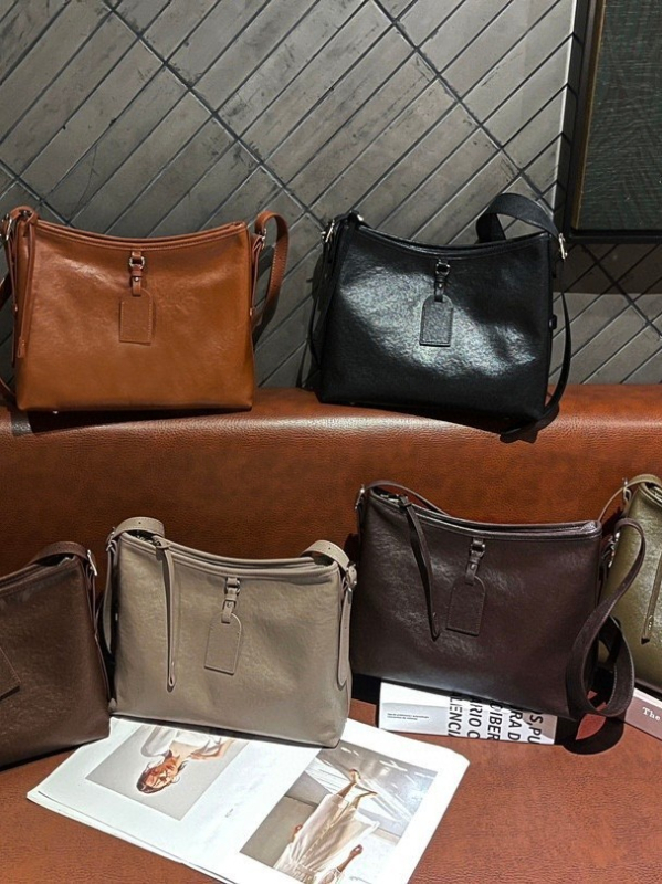 Ženska torba od prave kože, gornji sloj biljno obrađene kravlje kože, tote torba velike kapacitete, za rame ili crossbody, minimalistički stil