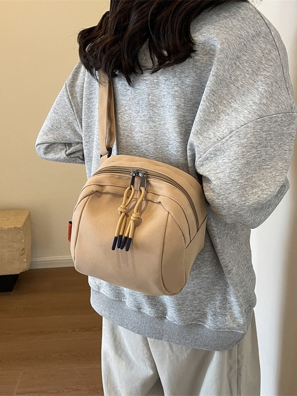 Ženska crossbody torba, jednostavna, minimalistički dizajn u obliku školjke, model 2024, velika kapaciteta, jednostruka naramenica