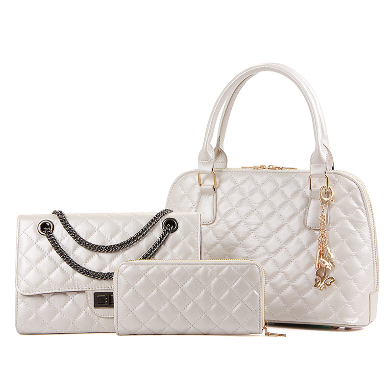 Ženski set od 3 torbi: majka-kći, torbe za rameno i crossbody, mala kvadratna PU torba, lagani luksuz