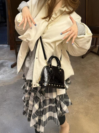 2026 nova ženska torbica u korejskom stilu, nišna školjkasta torba s lancem, vrhunska modna torba za rame