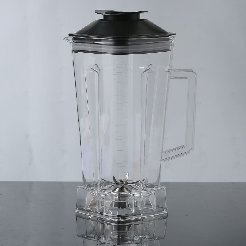 Set de cupe pentru blender de 2 litri, pentru uz comercial, cu cupă mare pentru lapte de soia, cupă pentru storcător și cupă din plastic pentru procesorul de alimente