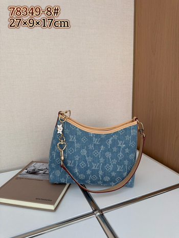 Ženska denim messenger torba, s lančanim remenom za jedno rame, crossbody torba, kozmetička torba