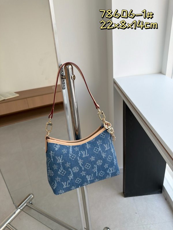 Ženska denim messenger torba, s lančanim remenom za jedno rame, crossbody torba, kozmetička torba