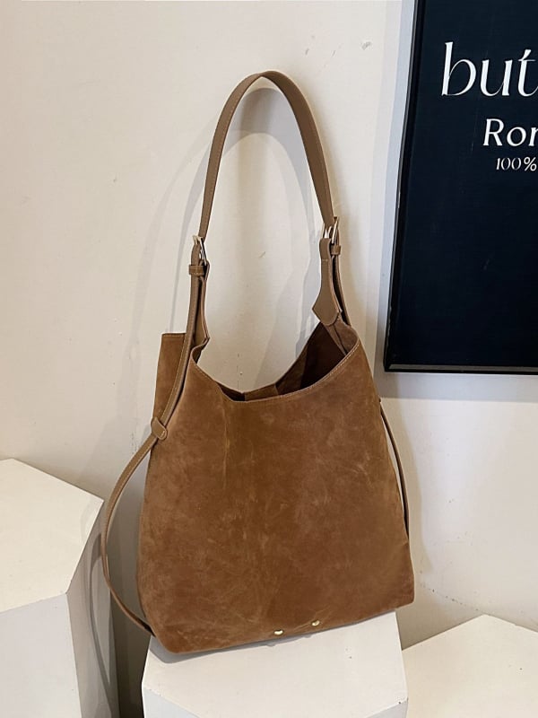 Mat PU bucket torba s velikim kapacitetom, ženska torba za rame ili crossbody