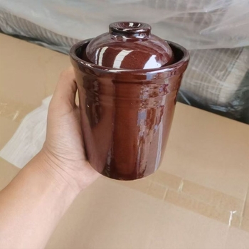 Vas ceramic pentru tocană cu ceașcă de supă și borcan ceramic, pentru tocană cu porumbei și pui negru, cutie de abur