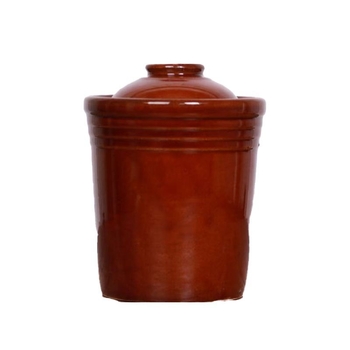 Vas ceramic pentru tocană cu ceașcă de supă și borcan ceramic, pentru tocană cu porumbei și pui negru, cutie de abur