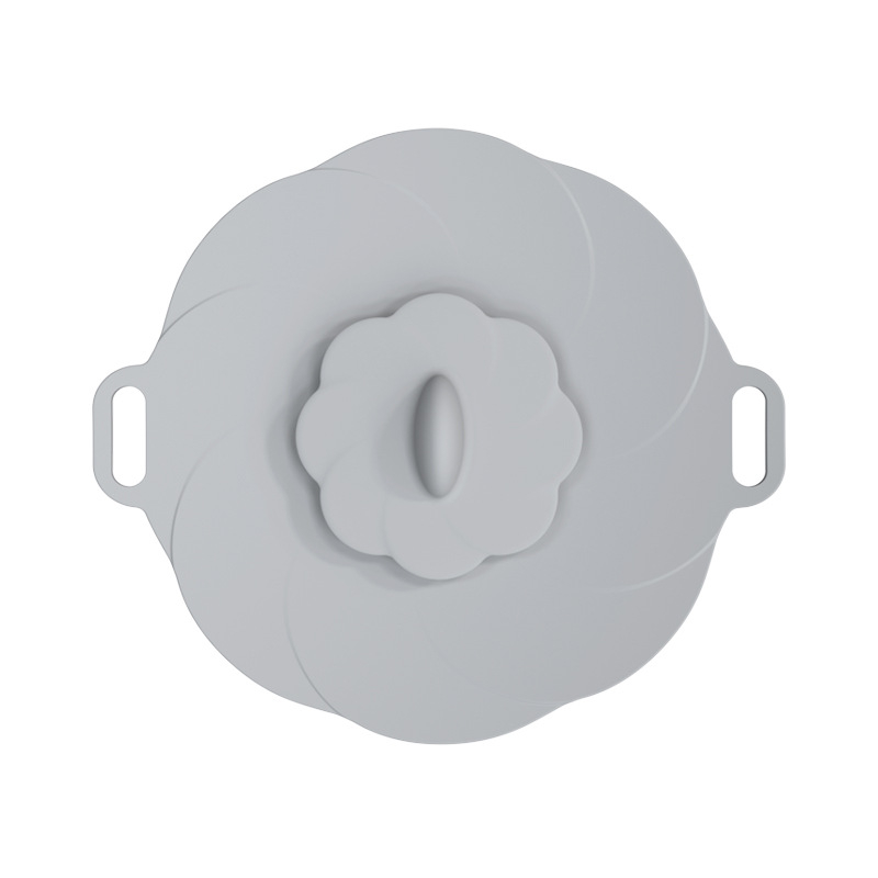Capac de oală din silicon anti-stropire pentru gătit terci, capac gros pentru oală, capac de conservare a alimentelor