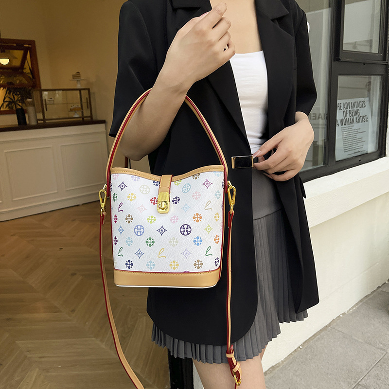 Printana torba tipa kofa, model 2025, retro luksuz, velika kapaciteta, crossbody/torba preko ramena