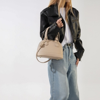 Ženska torba u korejskom stilu s dizajnom školjke, PU koža, za rame ili crossbody, svakodnevna moda